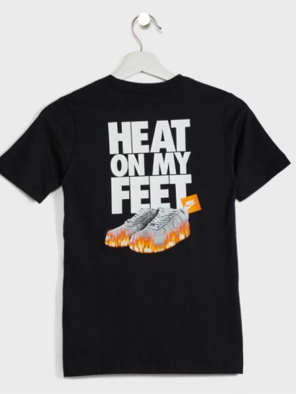 Nike Black 'Heat On My Feet' Graphic Tee